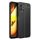 For vivo iQOO U5 / T1 India / Y75 5G Litchi Texture Shockproof Phone TPU Case(Black) - 1
