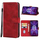 Leather Phone Case For ZTE nubia Red Magic 7(Red) - 1