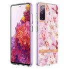 For Samsung Galaxy S20 FE 4G / 5G Flowers and Plants Series IMD TPU Phone Case(Pink Gardenia) - 1