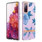 For Samsung Galaxy S20 FE 4G / 5G Flowers and Plants Series IMD TPU Phone Case(Orchid Peony) - 1