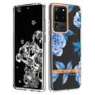 For Samsung Galaxy S20 Ultra Flowers and Plants Series IMD TPU Phone Case(Orchid Peony) - 1