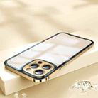 For iPhone 13 Pro Max AG Frosted Glass Phone Case (Gold) - 1