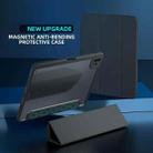 For iPad mini 6 Magnetic Split Leather Smart Tablet Case(Dark Green) - 2