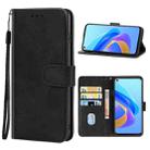 Leather Phone Case For OPPO A76(Black) - 1