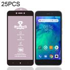 25 PCS 9H HD Large Arc High Alumina Full Screen Tempered Glass Film for Xiaomi Redmi Go - 1