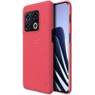 For OnePlus 10 Pro NILLKIN Frosted PC Phone Case(Red) - 1