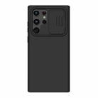 For Samsung Galaxy S22 Ultra 5G NILLKIN CamShield Liquid Silicone + PC Phone Case(Black) - 1