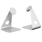 R-JUST PB01-13 L-shaped Magnetic Tablet Phone Desktop Holder(Silver) - 1