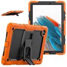 For Samsung Galaxy Tab A8 10.5 2021 Shockproof Black Silicone + PC Tablet Protective Case(Orange) - 1