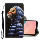 For Galaxy A71 3D Colored Drawing Horizontal Flip PU Leather Case with Holder & Card Slots & Wallet(Down Jacket Cat) - 1