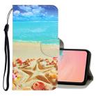 For Galaxy A71 3D Colored Drawing Horizontal Flip PU Leather Case with Holder & Card Slots & Wallet(Pentagram) - 1