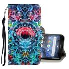 For Nokia 2.2 3D Colored Drawing Horizontal Flip PU Leather Case with Holder & Card Slots & Wallet(Mandala) - 1