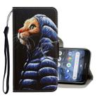 For Nokia 3.2 3D Colored Drawing Horizontal Flip PU Leather Case with Holder & Card Slots & Wallet(Down Jacket Cat) - 1