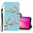 For Xiaomi Redmi Note 8T 3D Colored Drawing Horizontal Flip PU Leather Case with Holder & Card Slots & Wallet(Magnolia) - 1