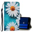 For Huawei Y5 2018 3D Colored Drawing Horizontal Flip PU Leather Case with Holder & Card Slots & Wallet(Chrysanthemum) - 1