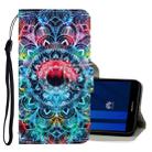 For Huawei Y5 2018 3D Colored Drawing Horizontal Flip PU Leather Case with Holder & Card Slots & Wallet(Mandala) - 1