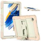 For Samsung Galaxy Tab A8 10.5 2021 Shockproof Beige Silicone + PC Tablet Protective Case(Rose Gold) - 1