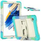 For Samsung Galaxy Tab A8 10.5 2021 Shockproof Beige Silicone + PC Tablet Protective Case(Camouflage Light Blue) - 1