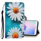 For Huawei Enjoy 7S 3D Colored Drawing Horizontal Flip PU Leather Case with Holder & Card Slots & Wallet(Chrysanthemum) - 1