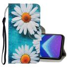 For Huawei Honor 8X 3D Colored Drawing Horizontal Flip PU Leather Case with Holder & Card Slots & Wallet(Chrysanthemum) - 1