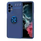For Samsung Galaxy A23 Metal Ring Holder TPU Phone Case(Blue) - 1