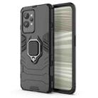 For OPPO Realme GT2 Pro Shockproof PC + TPU Holder Phone Case(Black) - 1