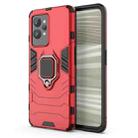 For OPPO Realme GT2 Pro Shockproof PC + TPU Holder Phone Case(Red) - 1