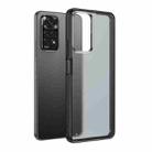 For Xiaomi Redmi Note 11 Pro Foreign Version Four-corner Shockproof TPU + PC Phone Case(Black) - 1