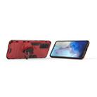 For Galaxy S20+ Shockproof PC + TPU Protective Case with Magnetic Ring Holder(Red) - 5