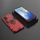 For Galaxy S20+ Shockproof PC + TPU Protective Case with Magnetic Ring Holder(Red) - 7