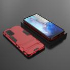 For Galaxy S20+ Shockproof PC + TPU Protective Case with Invisible Holder(Red) - 7