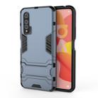 For Huawei Nova 6 5G Shockproof PC + TPU Protective Case with Invisible Holder(Navy Blue) - 1