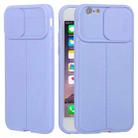 Litchi Texture Sliding Camshield TPU Protective Phone Case For iPhone 6(Light Purple) - 1