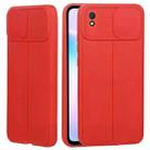 For Xiaomi Redmi 9A Litchi Texture Sliding Camshield TPU Protective Phone Case(Red) - 1