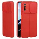 For Xiaomi Redmi Note 9 4G / Redmi 9T Litchi Texture Sliding Camshield TPU Protective Phone Case(Red) - 1