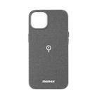 For iPhone 13 MOMAX MagSafe PC + PU Elite Phone Case(Dark Grey) - 1