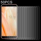 50 PCS 0.26mm 9H 2.5D Tempered Glass Film For Sharp Aquos Sense3 Lite - 1