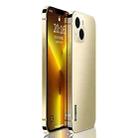 Stainless Steel Frame + PC Phone Case For iPhone 13(Gold) - 1