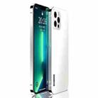 Stainless Steel Frame + PC Phone Case For iPhone 13 Pro Max(Silver) - 1