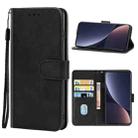 Leather Phone Case For Xiaomi Redmi K50 Pro(Black) - 1