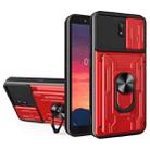 For Nokia C1 Sliding Camshield Card Phone Case(Red) - 1