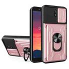 For Nokia C1 Sliding Camshield Card Phone Case(Rose Gold) - 1