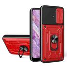 For Nokia C10 Sliding Camshield Card Phone Case(Red) - 1