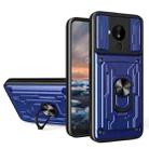 For Nokia C30 Sliding Camshield Card Phone Case(Blue) - 1
