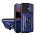 For Nokia G10 Sliding Camshield Card Phone Case(Blue) - 1