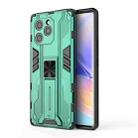 For Honor 60 SE Supersonic PC + TPU Phone Case with Holder(Green) - 1