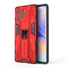 For Honor 60 SE Supersonic PC + TPU Phone Case with Holder(Red) - 1