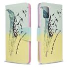 For Galaxy A51 Colored Drawing Pattern Horizontal Flip Leather Case with Holder & Card Slots & Wallet(Feather) - 1