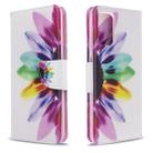 For Galaxy S20+ Colored Drawing Pattern Horizontal Flip Leather Case with Holder & Card Slots & Wallet(Sun Flower) - 1