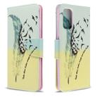 For Galaxy S20 Ultra Colored Drawing Pattern Horizontal Flip Leather Case with Holder & Card Slots & Wallet(Feather) - 1